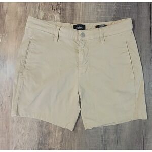 34 Heritage Mens 34 Nevada Straight Chino Shorts Light Beige Khaki EUC